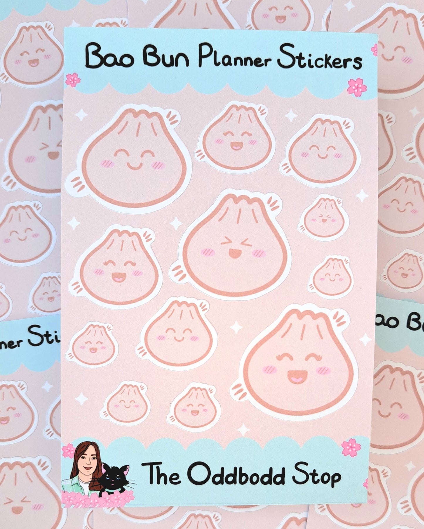 Bao Bun Sticker Sheet