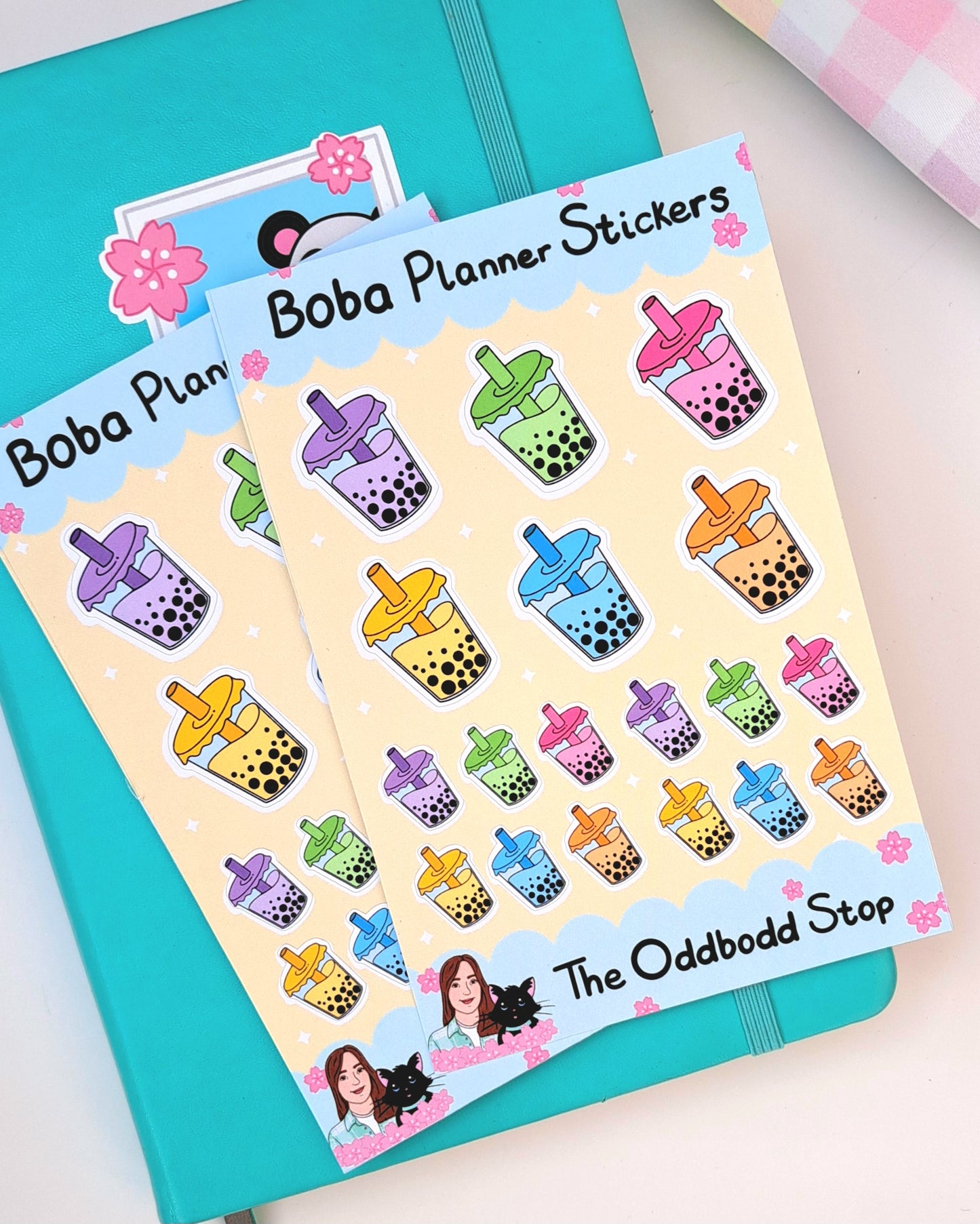 Bubble Tea Sticker Sheet