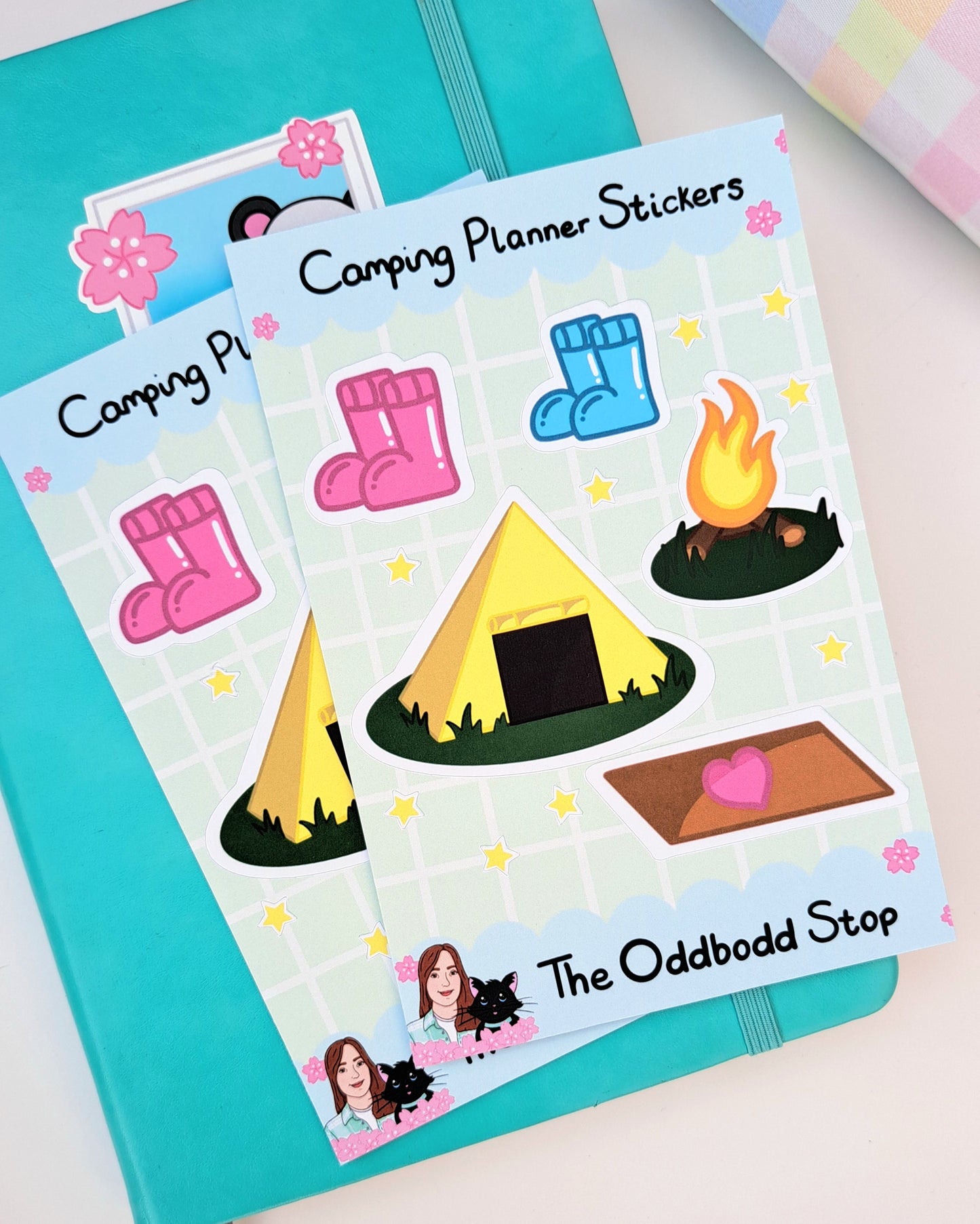 Camping Sticker Sheet