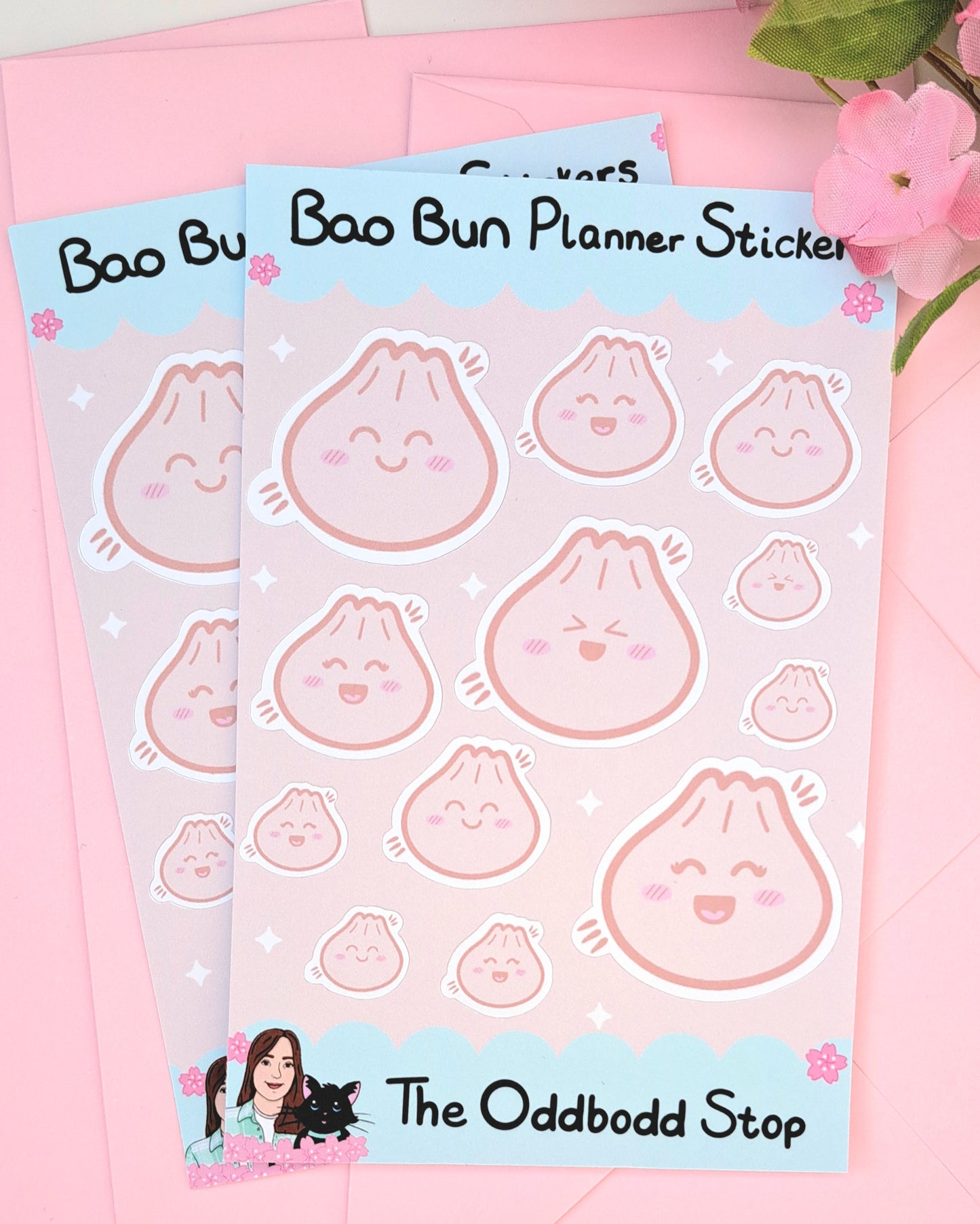Bao Bun Sticker Sheet