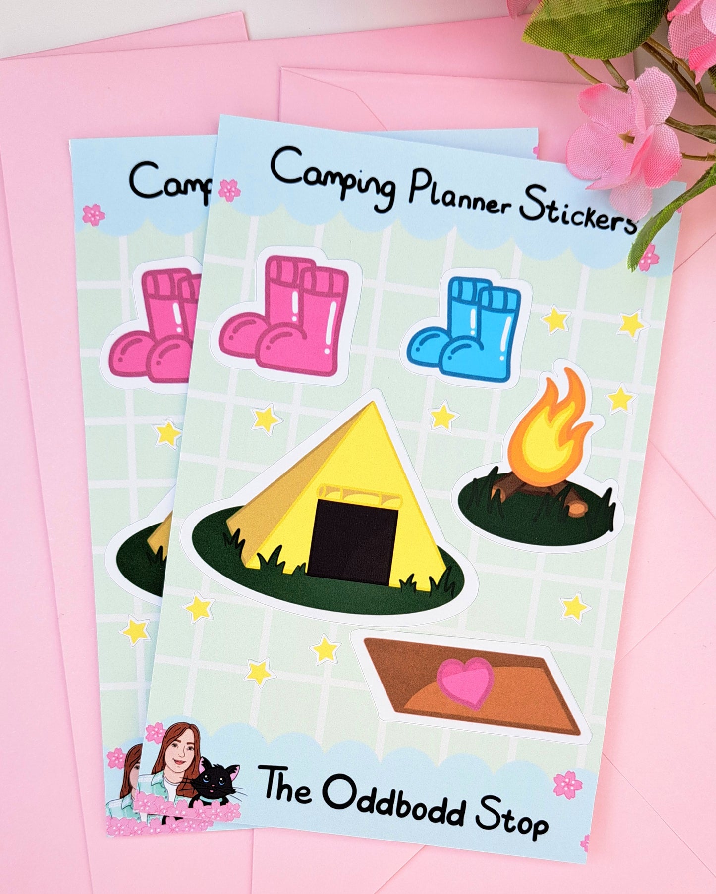 Camping Sticker Sheet