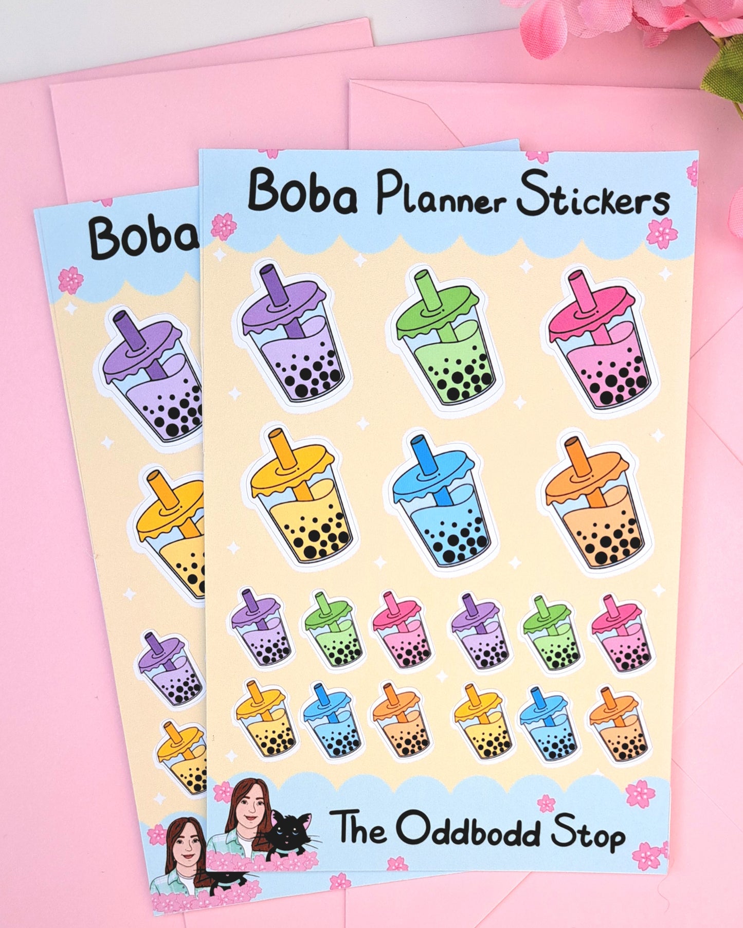 Bubble Tea Sticker Sheet