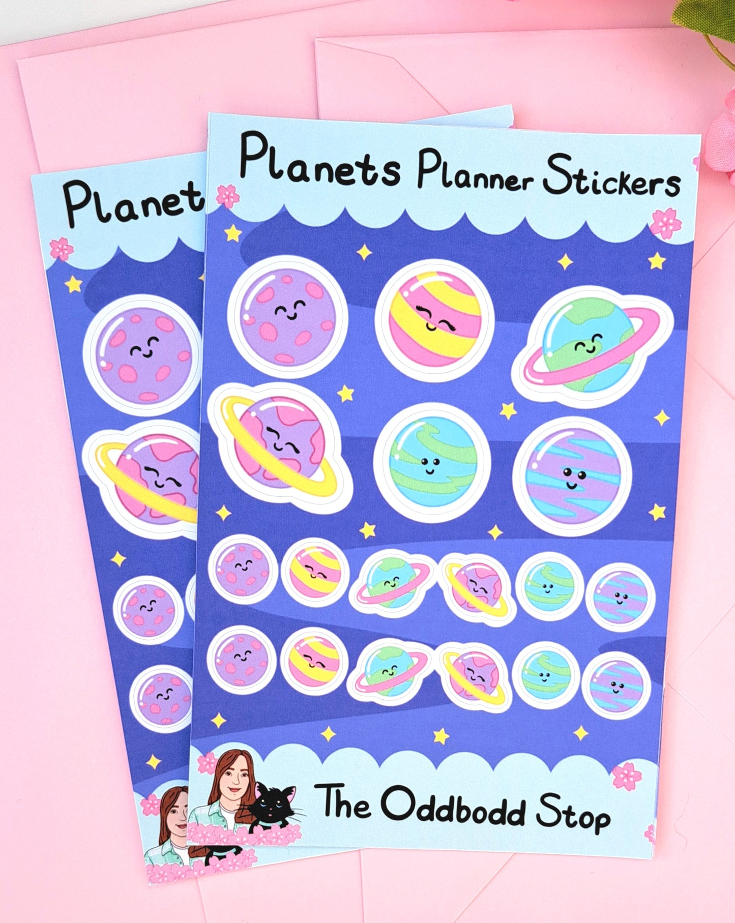 Planets Sticker Sheet