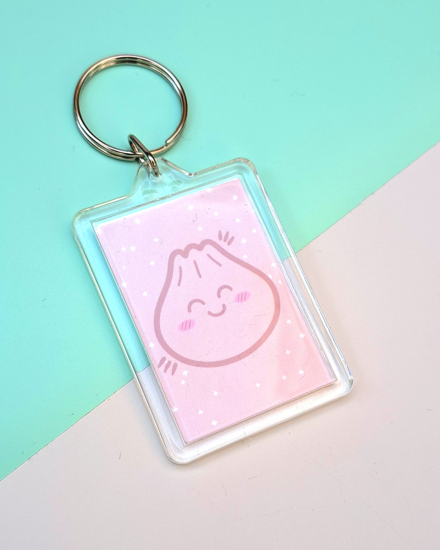 Bao Bun Keychain - Double Sided