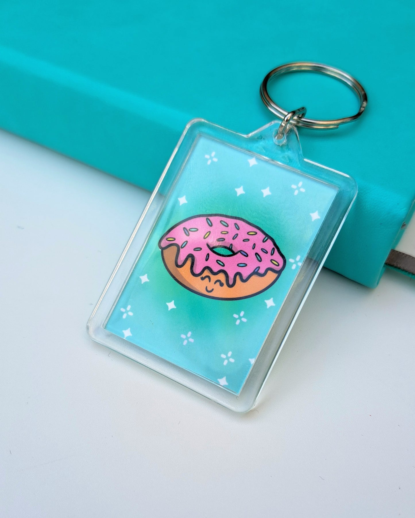 Donut Keychain - Double Sided