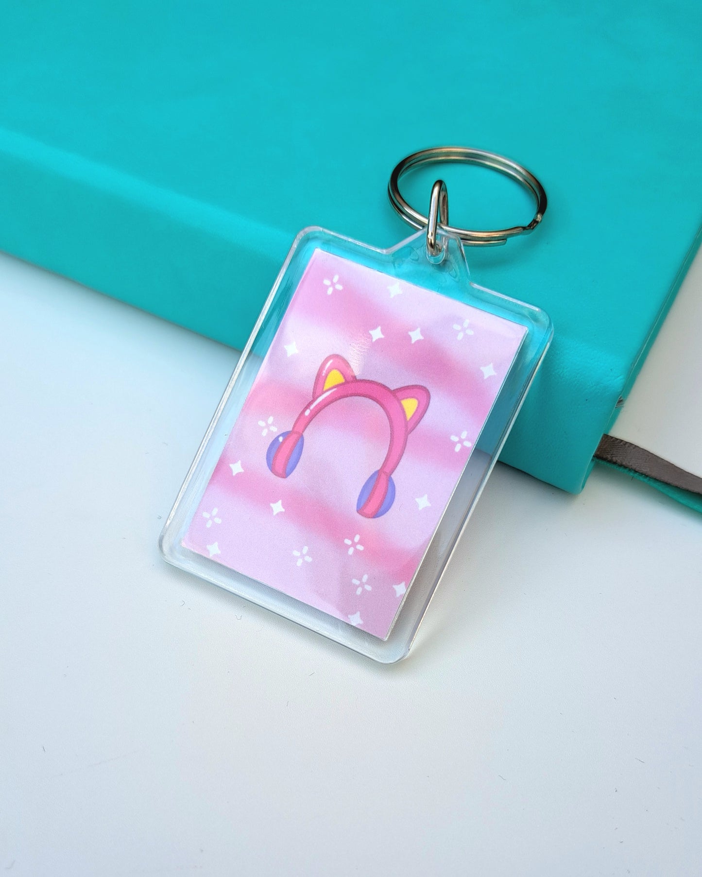 Gamer Headset Keychain - Double Sided