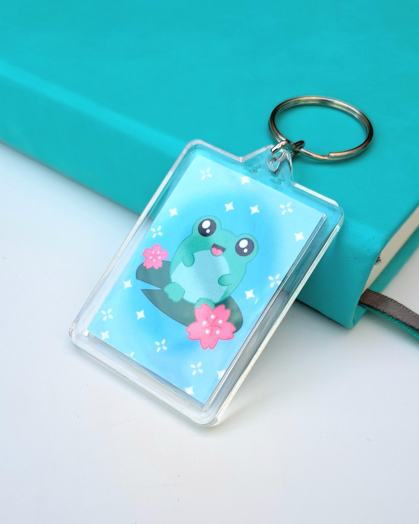 Evie Frog Keychain - Double Sided