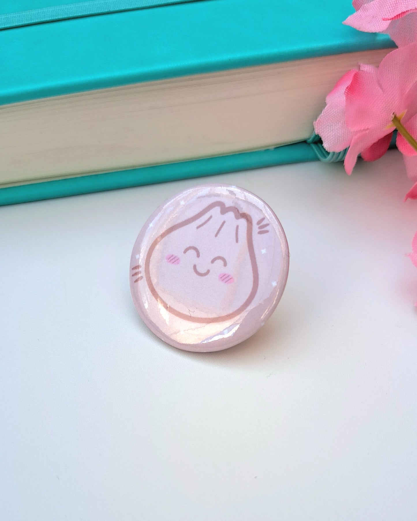 Bao Bun Button Badge 32mm