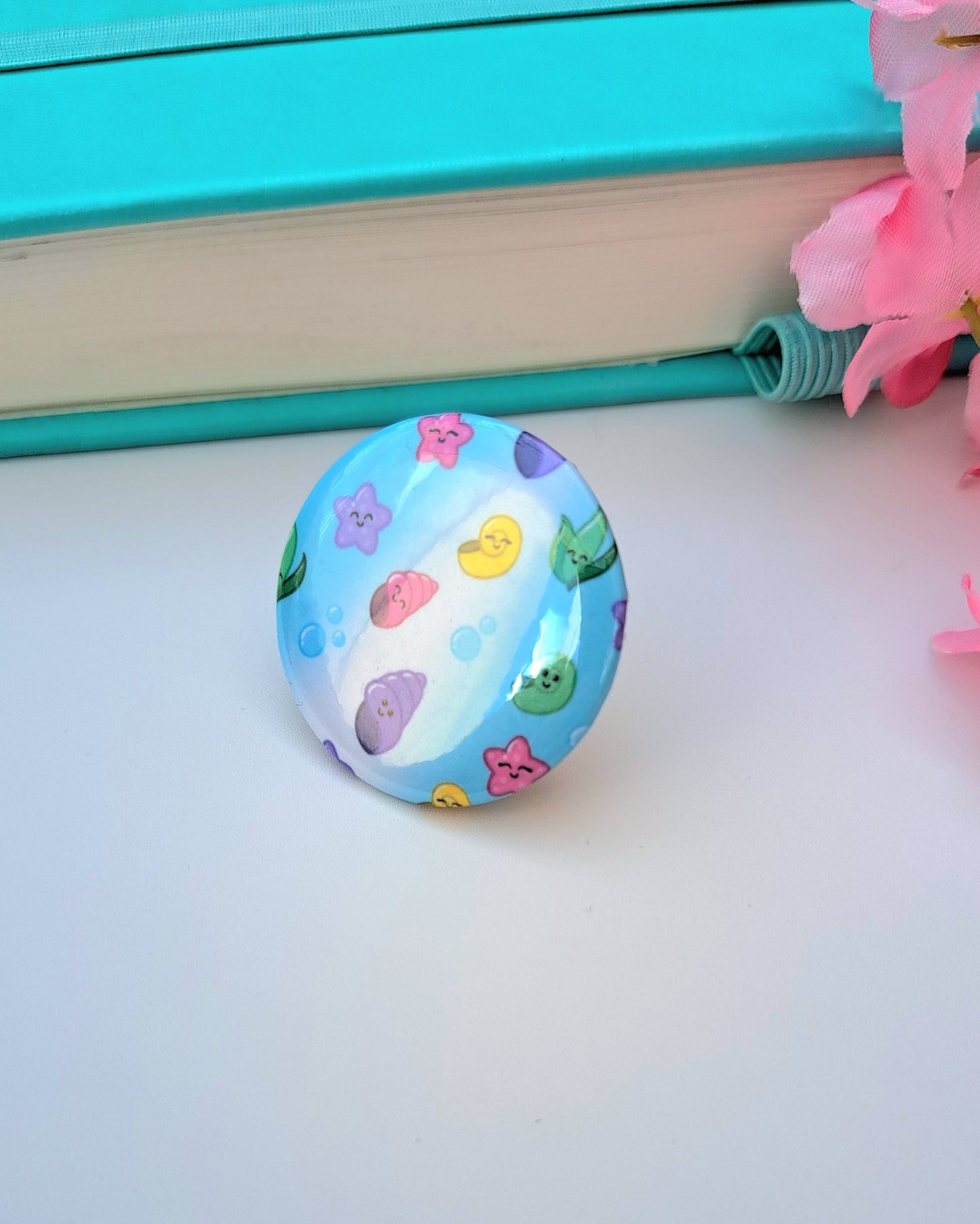 Under the Sea Button Badge 32mm