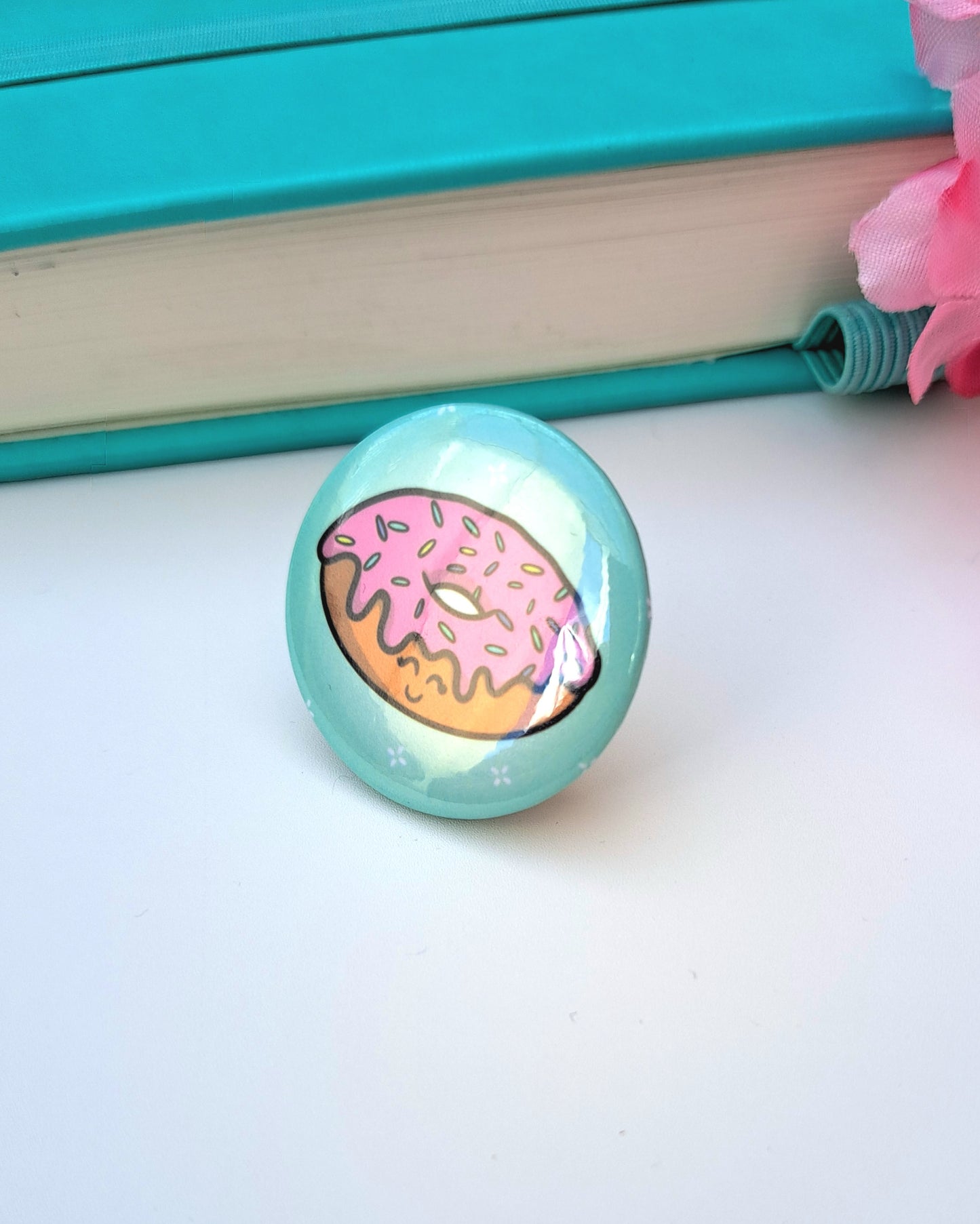 Donut Button Badge 32mm
