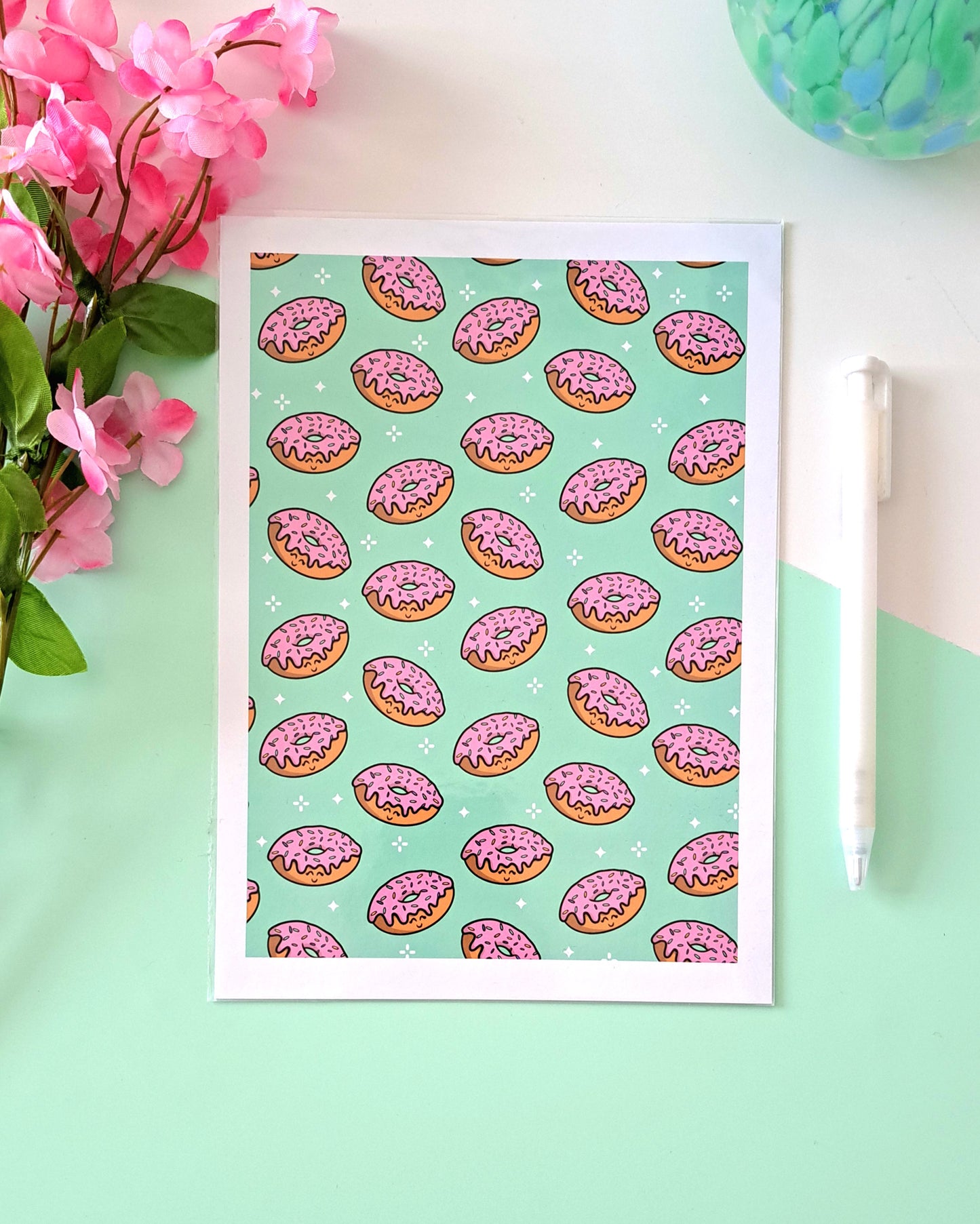 Donuts A5 Art Print