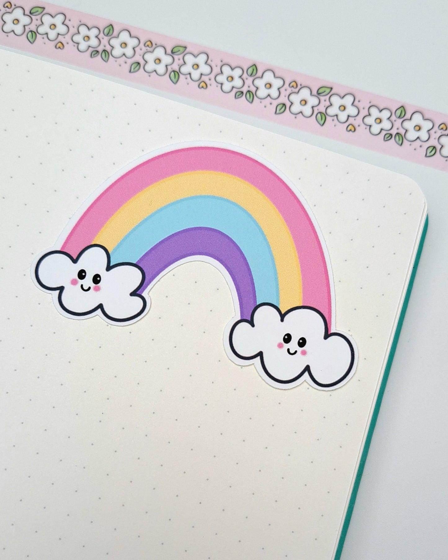 Rainbow Matte Vinyl Sticker