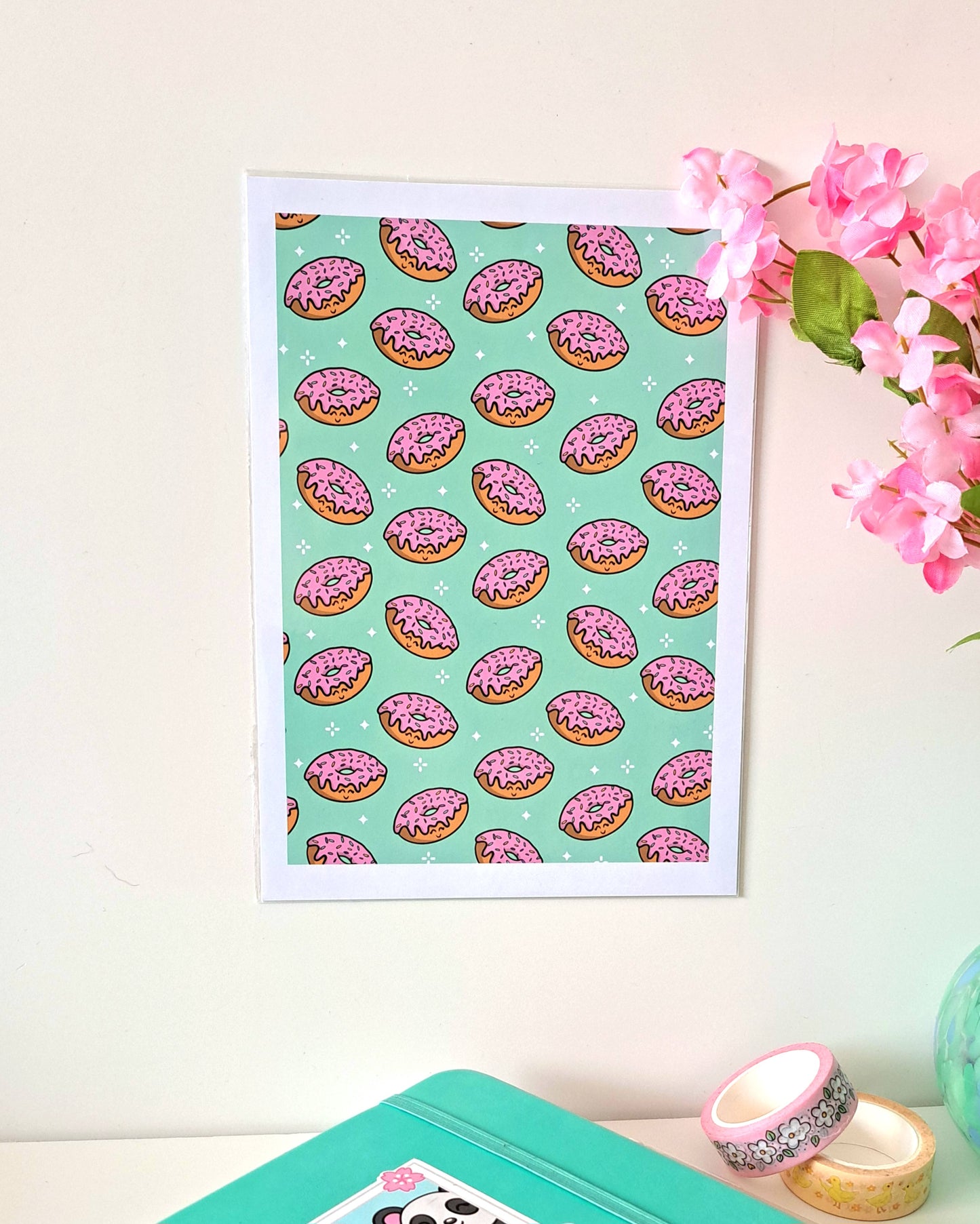 Donuts A5 Art Print