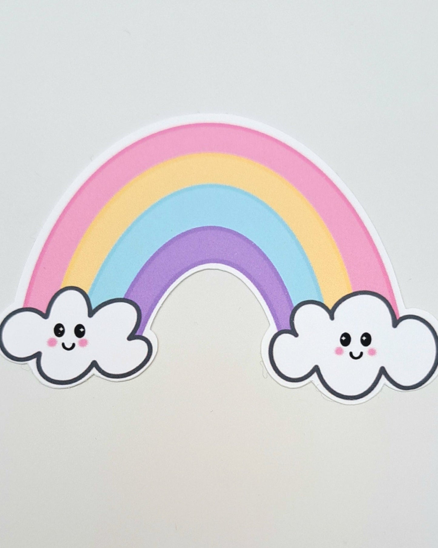 Rainbow Matte Vinyl Sticker