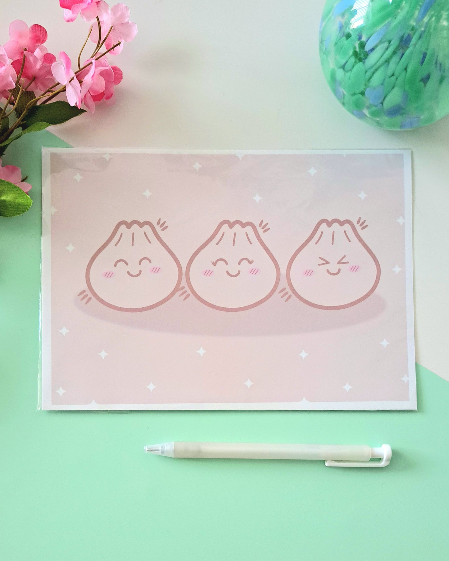 Bao Bun A5 Art Print