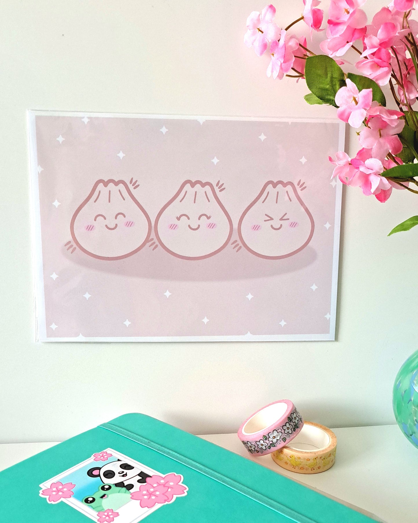 Bao Bun A5 Art Print