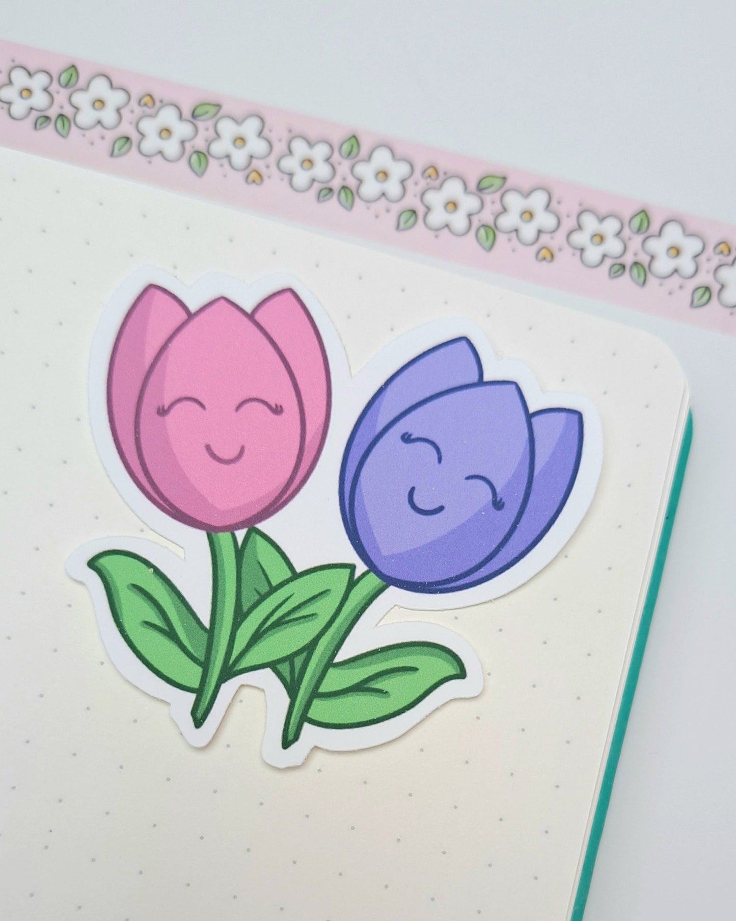 Tulips Matte Vinyl Sticker