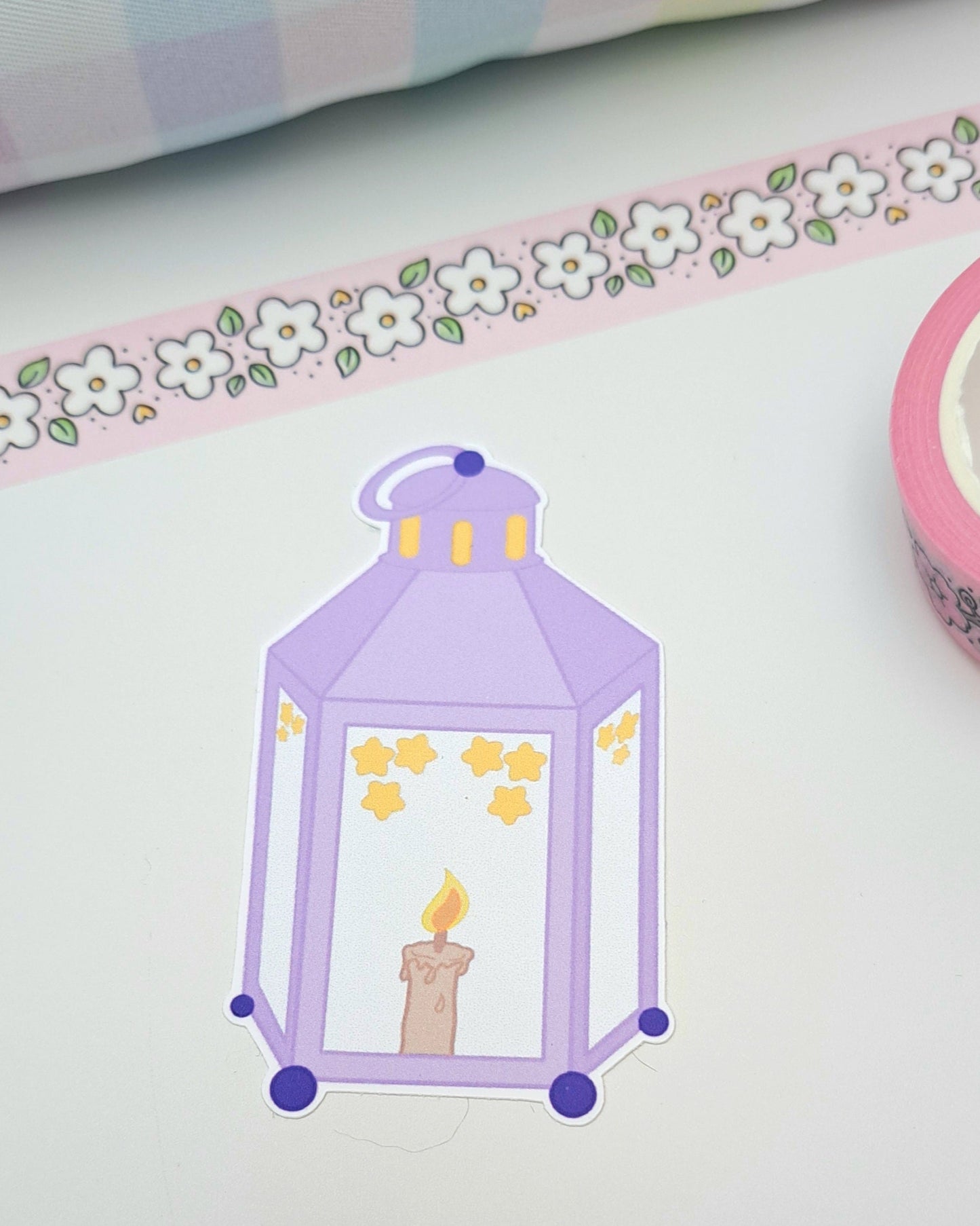 Lantern Matte Vinyl Sticker