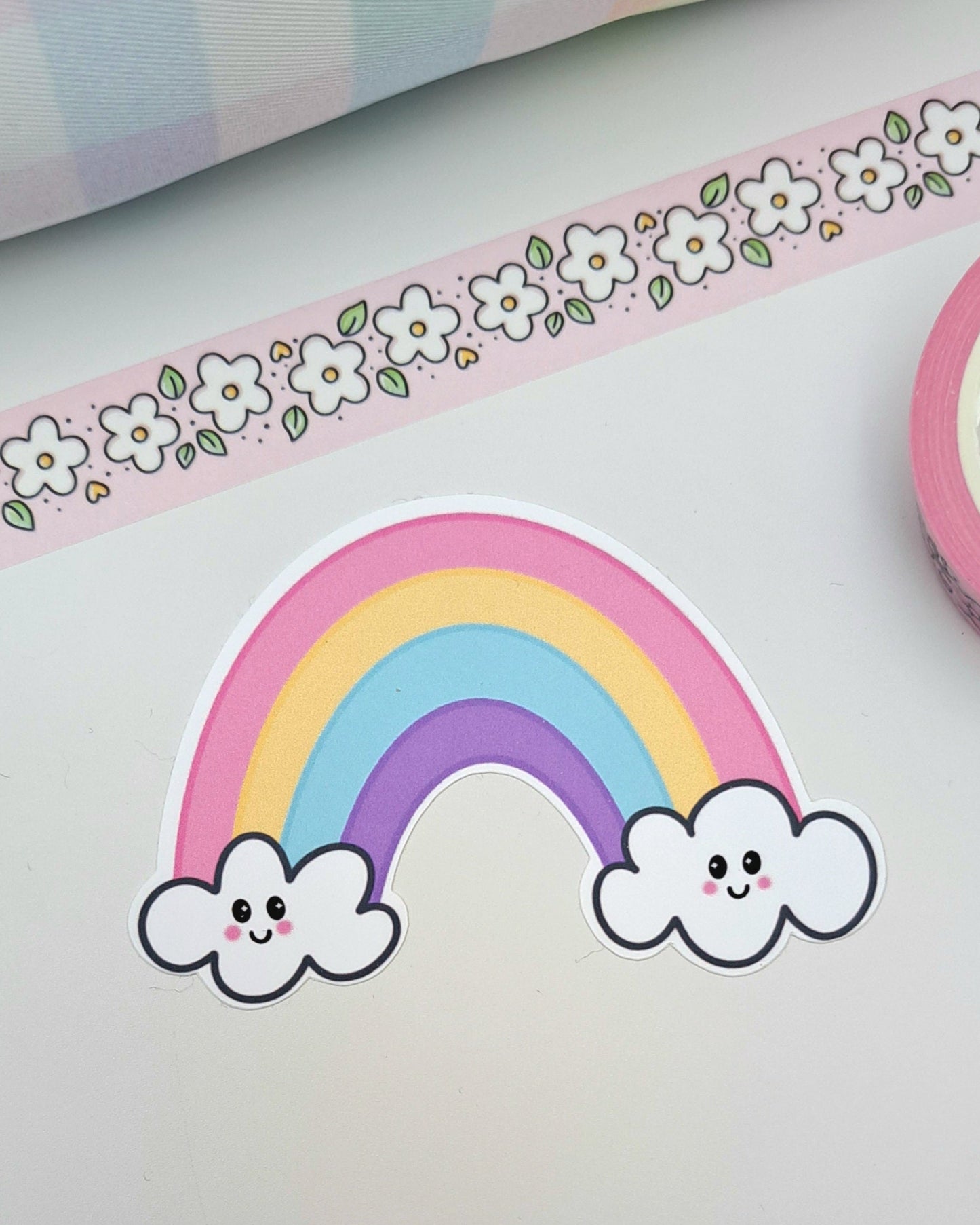 Rainbow Matte Vinyl Sticker