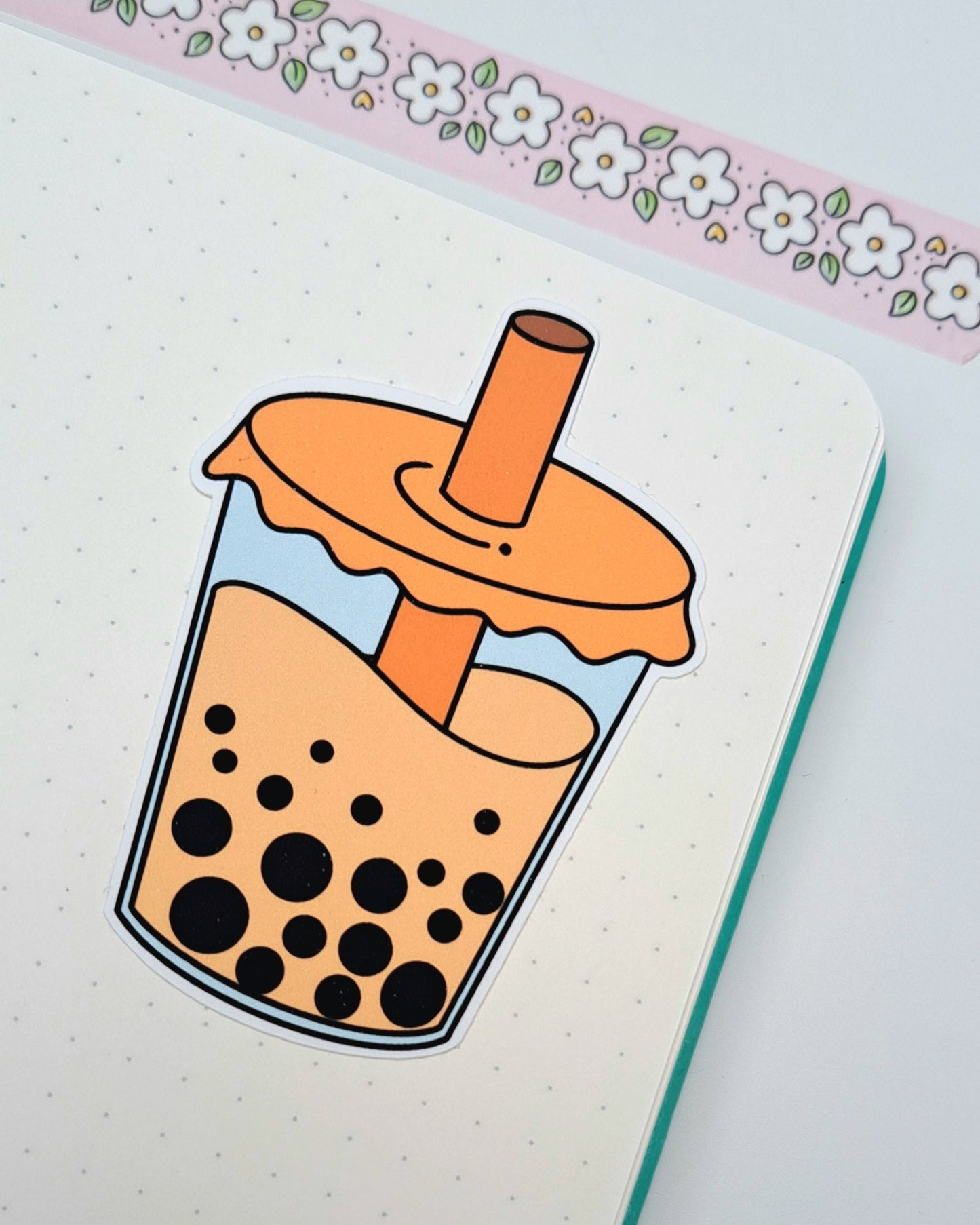 Bubble Tea Matte Vinyl Sticker