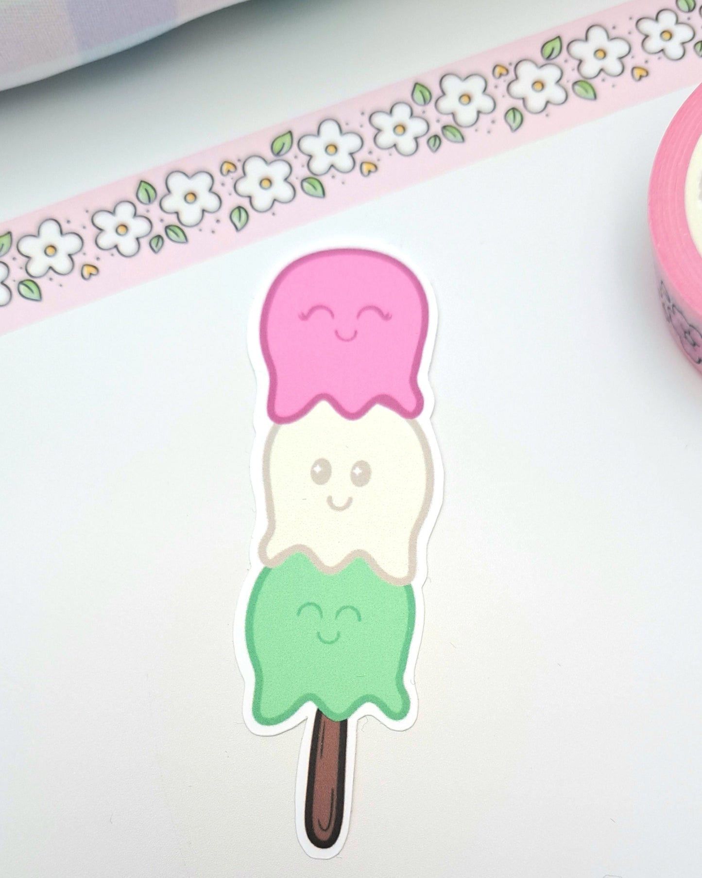 Dango Matte Vinyl Sticker