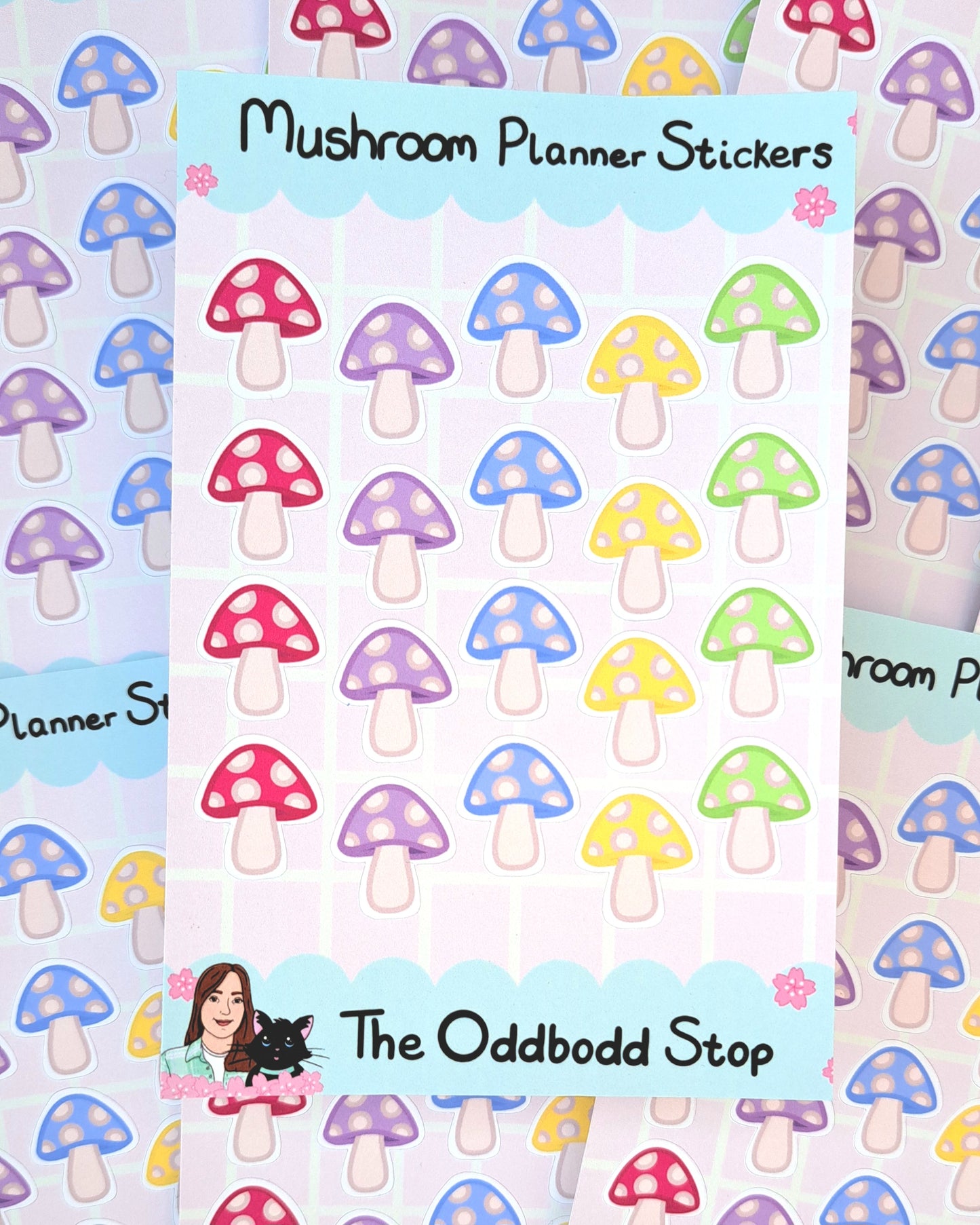 Mushroom Sticker Sheet