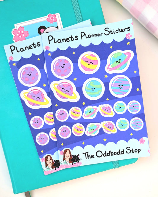 Planets Sticker Sheet