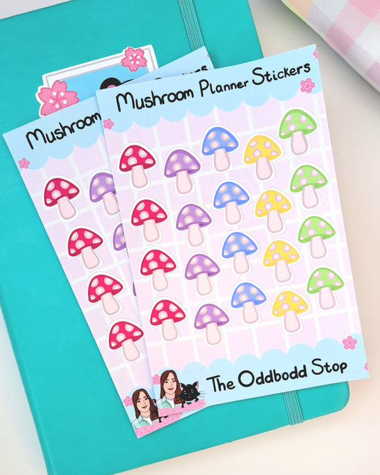 Mushroom Sticker Sheet