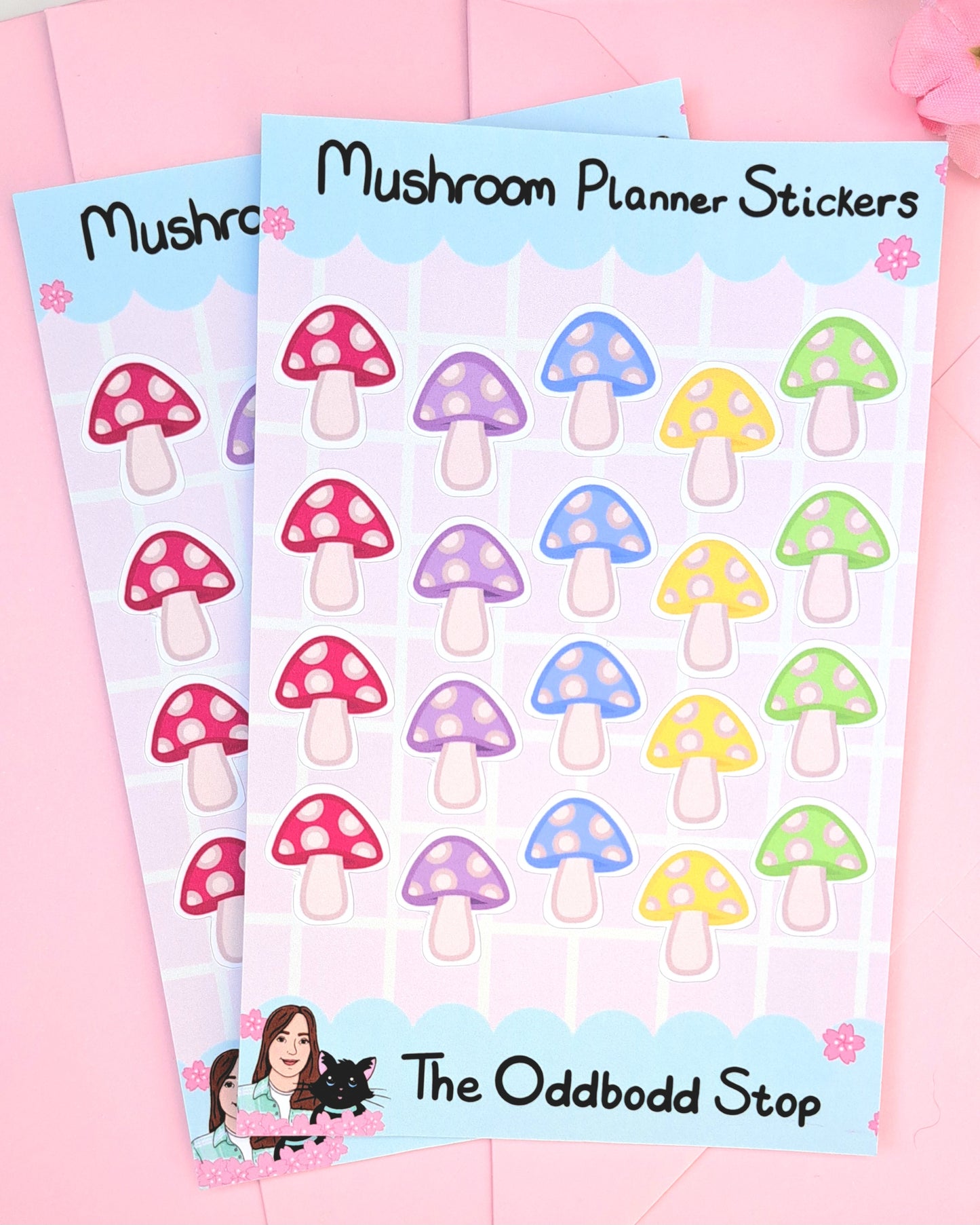 Mushroom Sticker Sheet