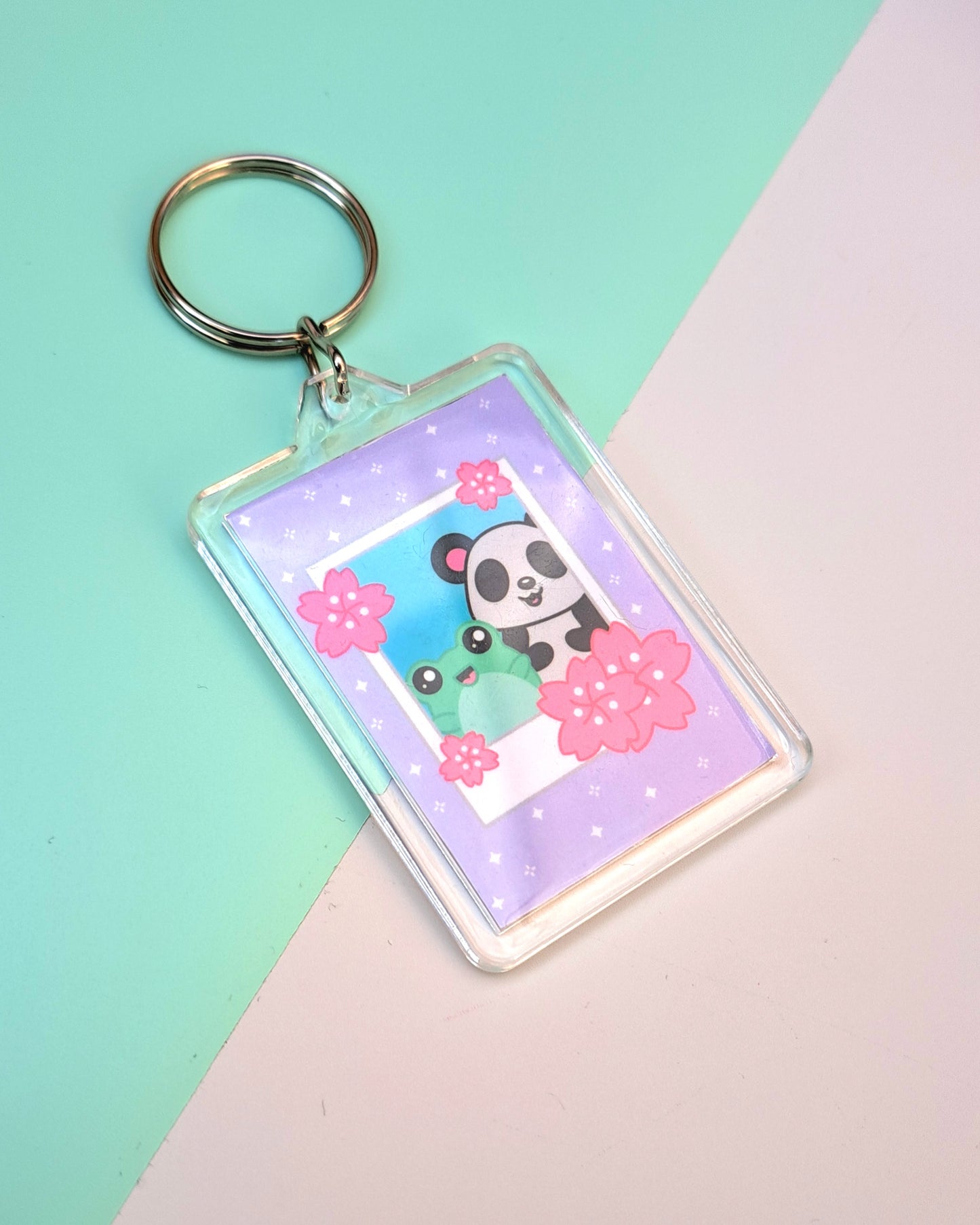 Polaroid Keychain - Double Sided