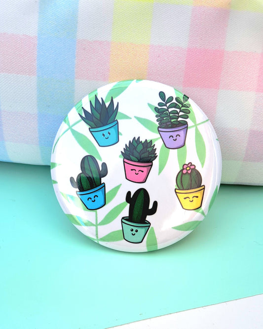 Plant Buddies Large Button Badge 50mm