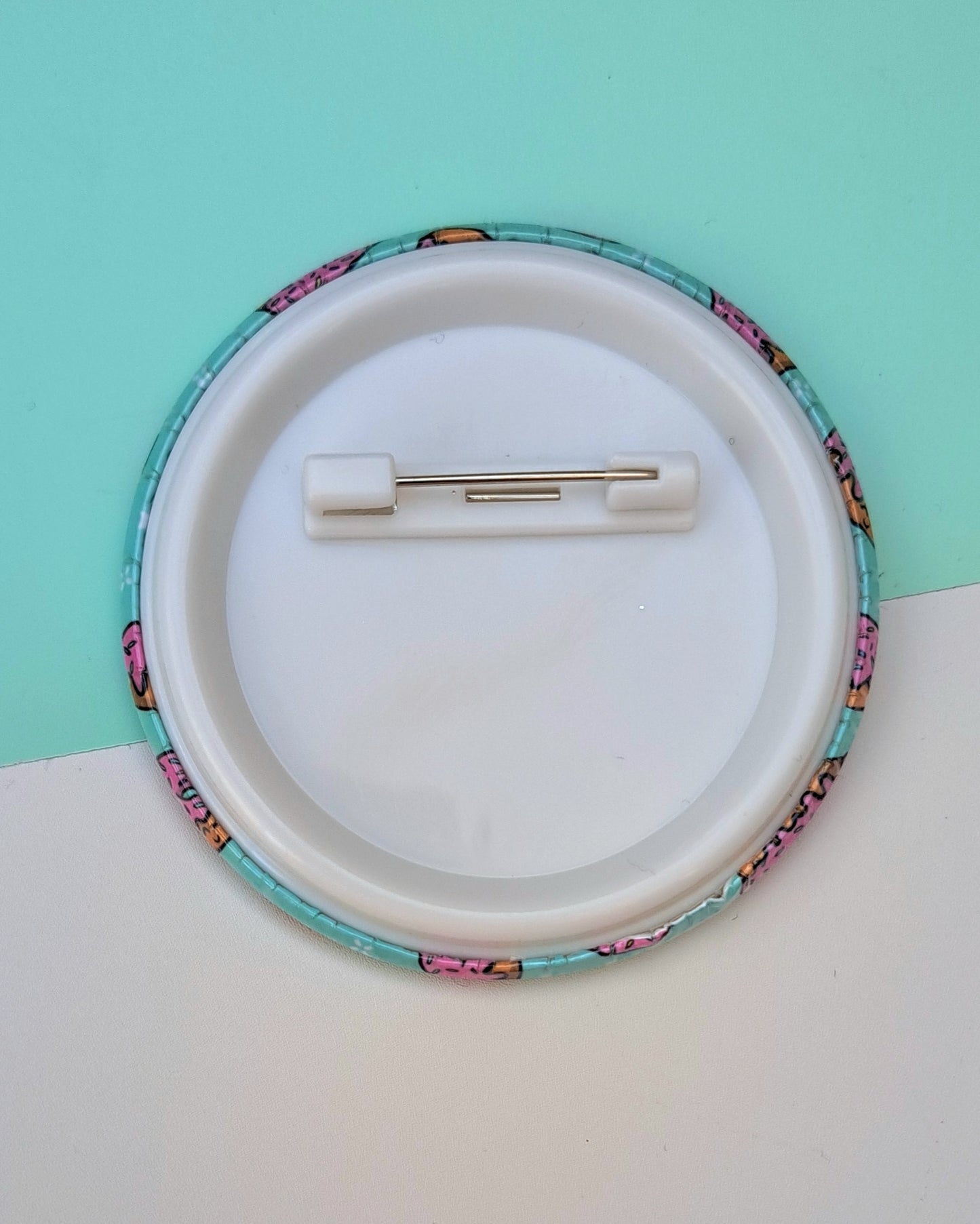 Donut Large Button Badge 50mm
