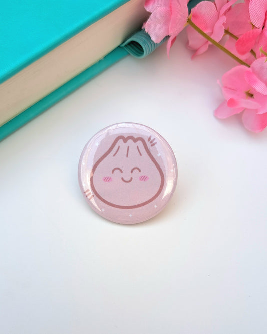 Bao Bun Button Badge 32mm
