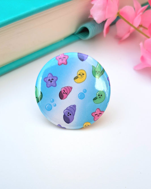 Under the Sea Button Badge 32mm