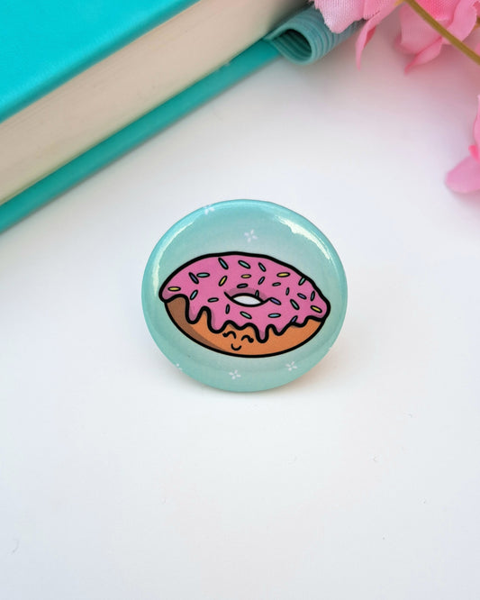 Donut Button Badge 32mm