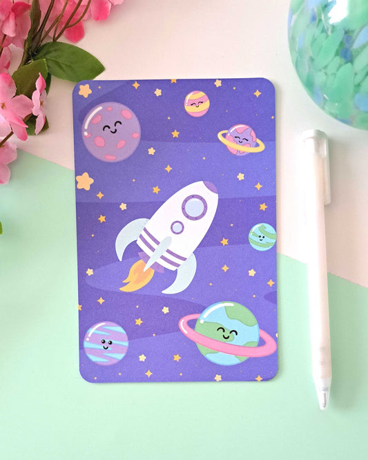 Planets Postcard Print