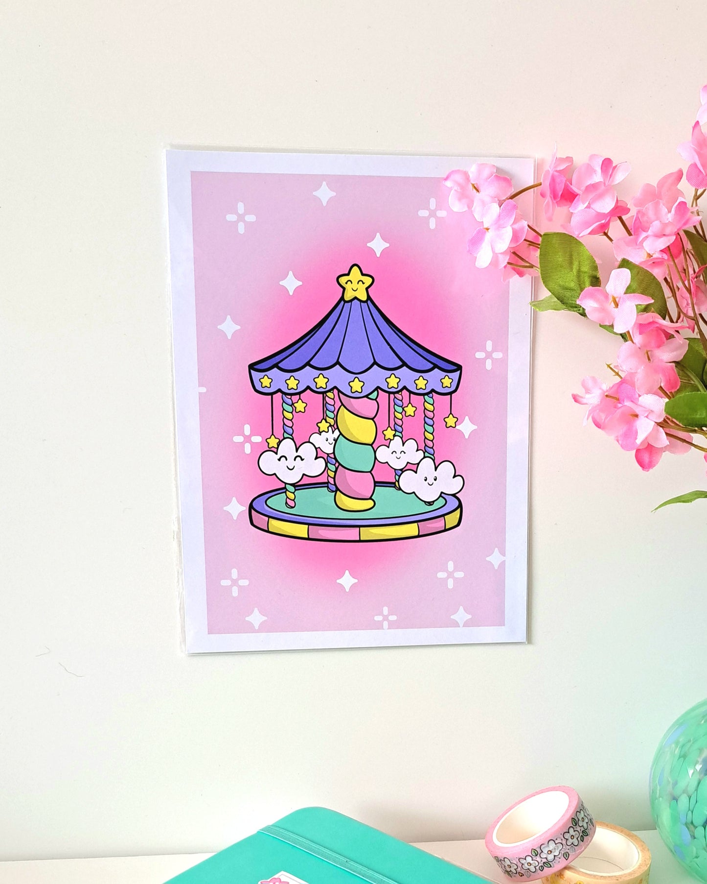 Carousel A5 Art Print
