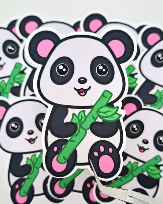 Poppy - Panda Matte Vinyl Sticker