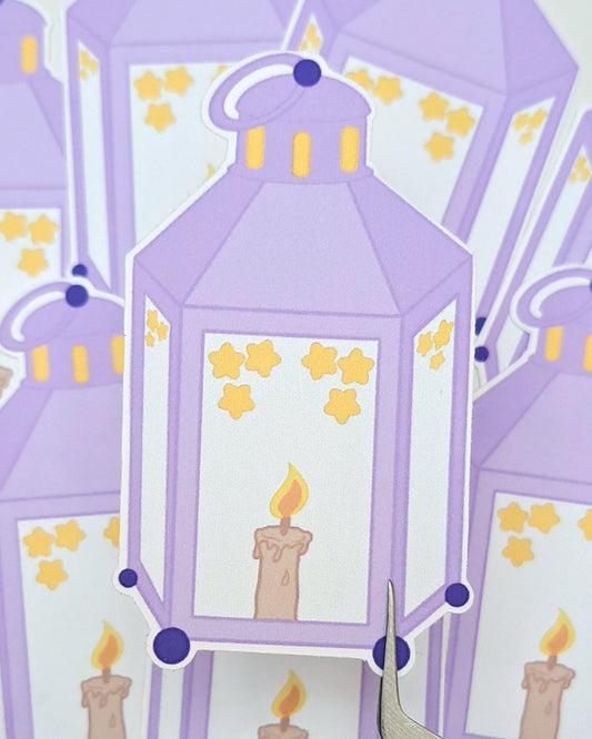 Lantern Matte Vinyl Sticker