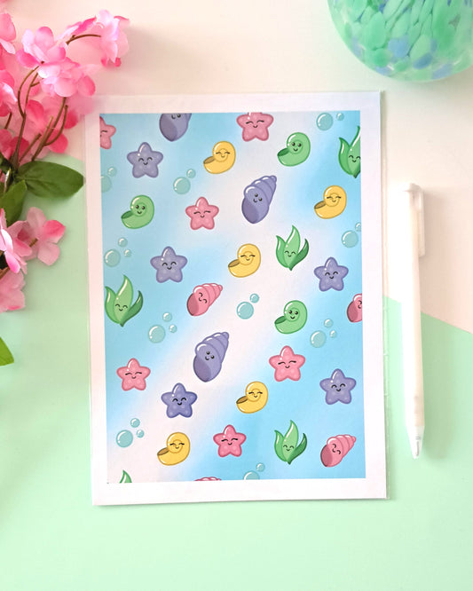 Under the Sea A5 Art Print